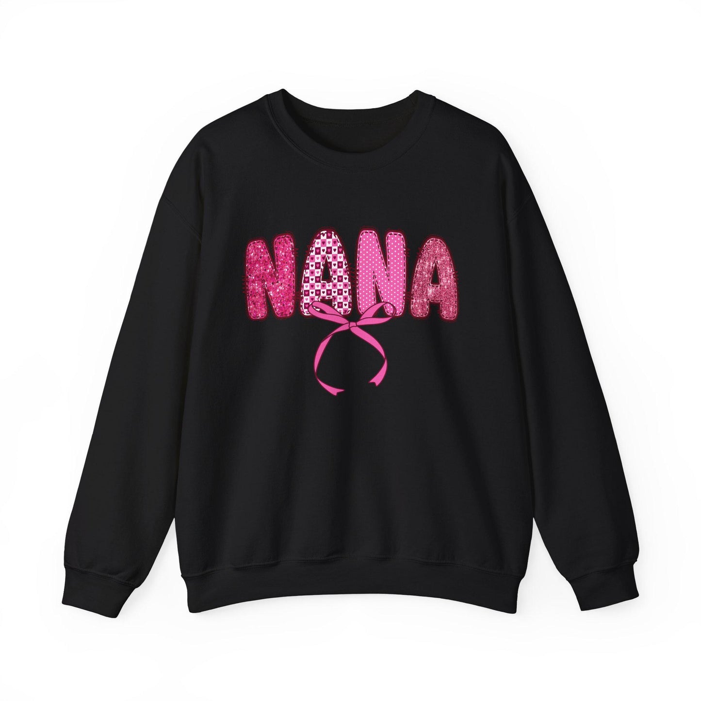 Nana with a Pink Ribbon Sweatshirt, Cute Grandma Sweater, Gift for Nana, Family Sweatshirt, Comfy Grandma sweater, cute Nana sweater