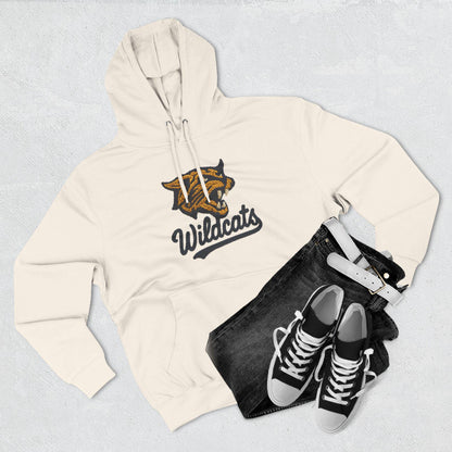 Wildcats Hoodie, Faux Yarn, Cozy Sports Apparel, Unisex Sweatshirt, Perfect for Game Days, Team Spirit Wear, Gift for Fans