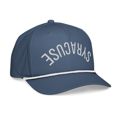 Classic rope cap, SYRACUSE, Puff embroidery