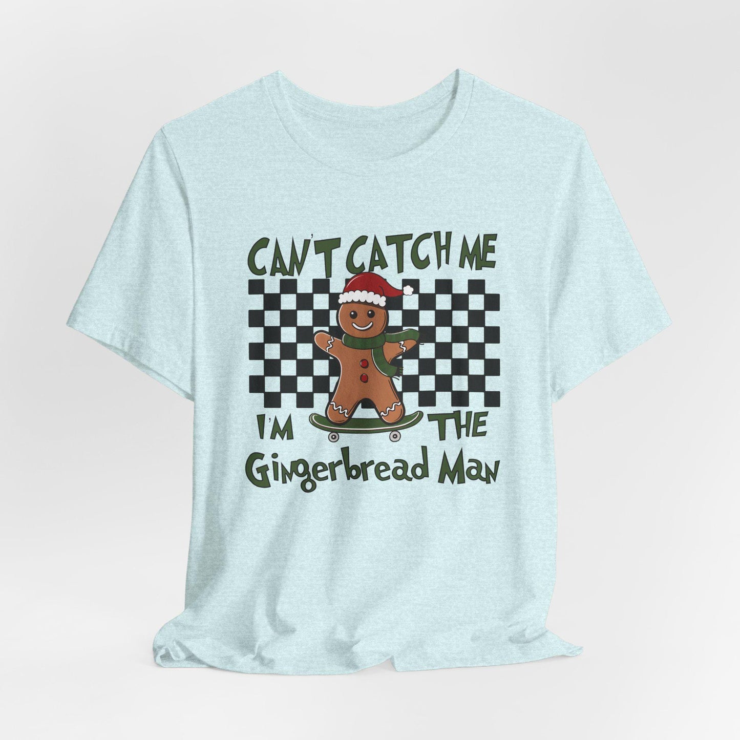 Gingerbread Man Holiday Tee - Fun Christmas Shirt, Gift for Bakers, Family Pajama Party Outfit, Unique Winter Apparel, Cute Gingerbread Gift