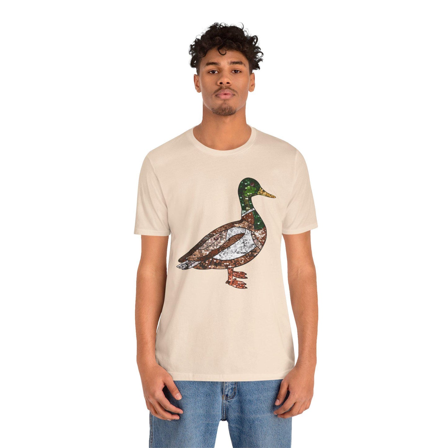 Duck Camouflage Tee, Nature Lover Shirt, Hunting Gift, Outdoor Adventure Tee, Casual Wear, Animal Print T-Shirt