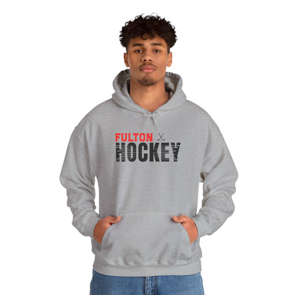 FULTON Hockey Unisex Hoodie | Comfortable Sports Sweatshirt | Gift for Hockey Fans, Team Spirit, Casual Wear