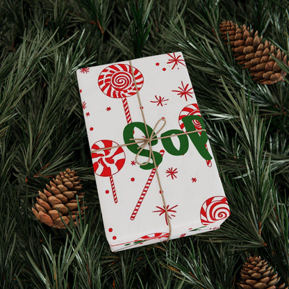 Personalized Wrapping Paper, Holiday Gift Wrap, Christmas Wrapping Sheets, Cute Holiday Decor, Gift Packaging, custom wrapping paper