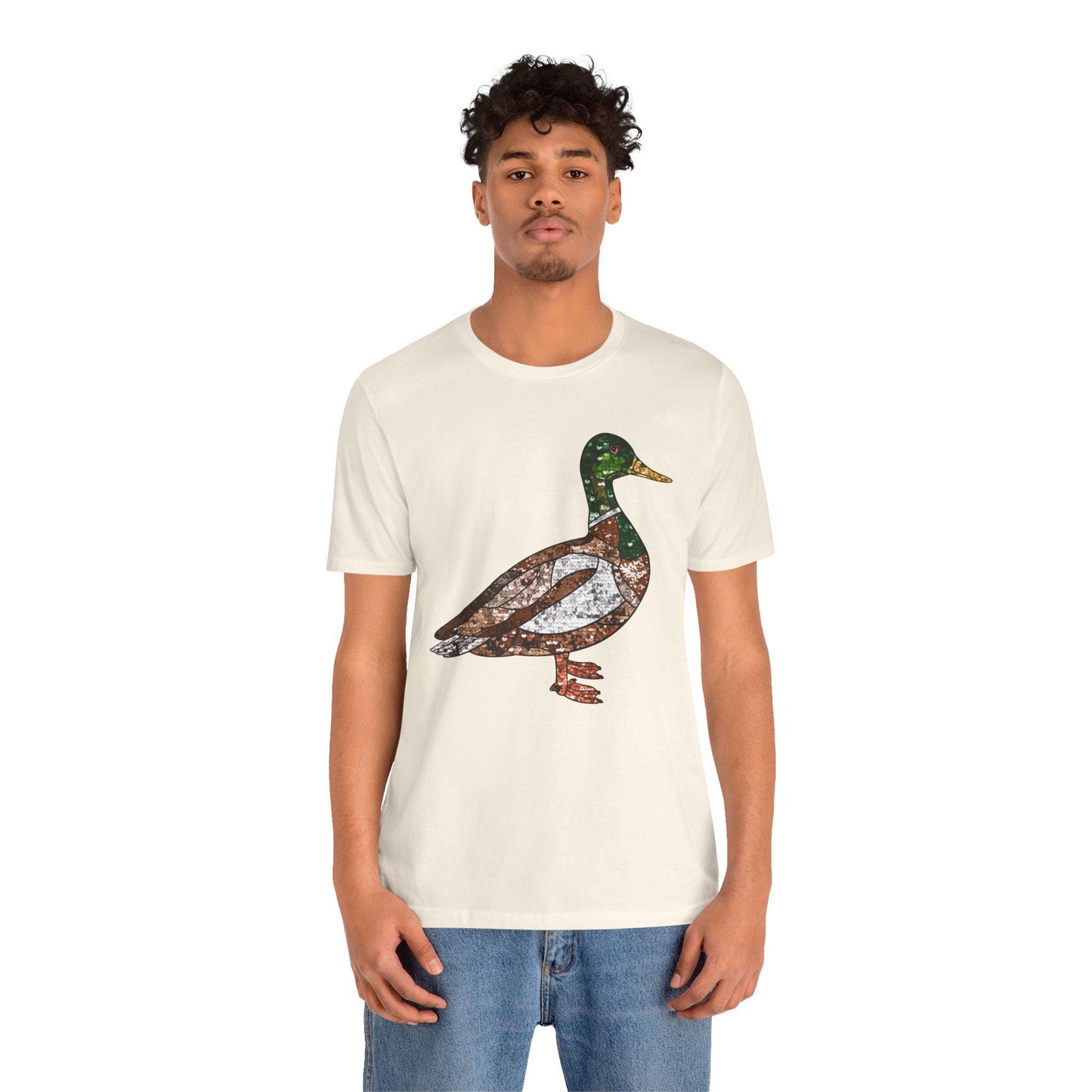 Duck Camouflage Tee, Nature Lover Shirt, Hunting Gift, Outdoor Adventure Tee, Casual Wear, Animal Print T-Shirt
