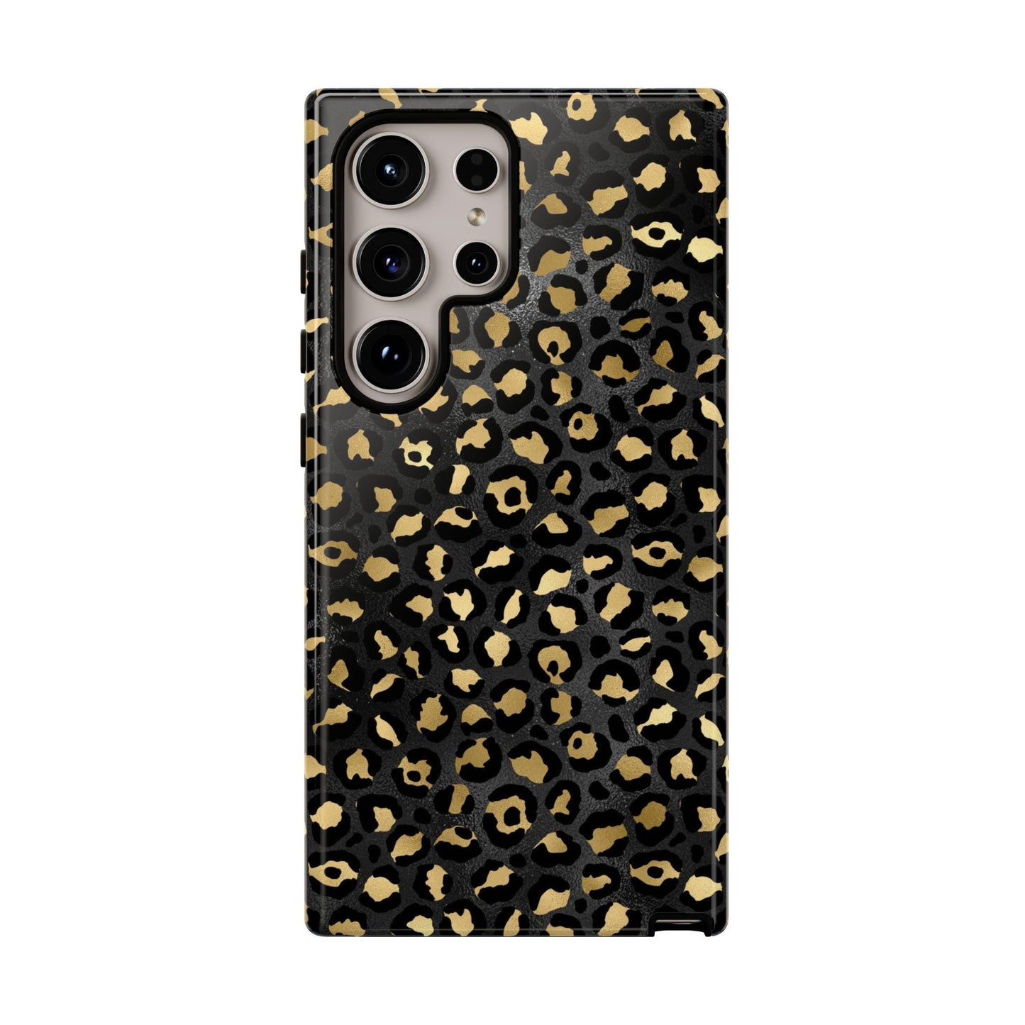 Leopard Print Tough Phone Case: Stylish Animal Print Cover