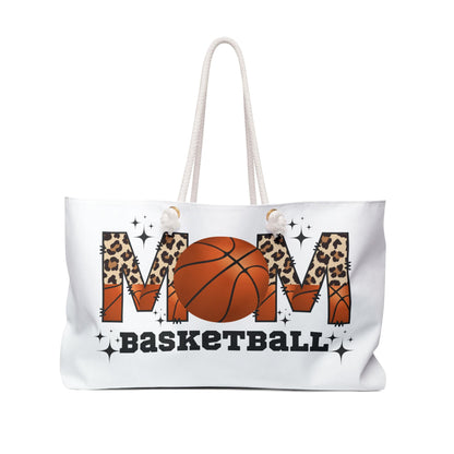 Basketball Mom Weekender Bag - Perfect Gift for Sports Moms, Travel Tote, Gym Bag, Basketball Party, Weekend Getaway