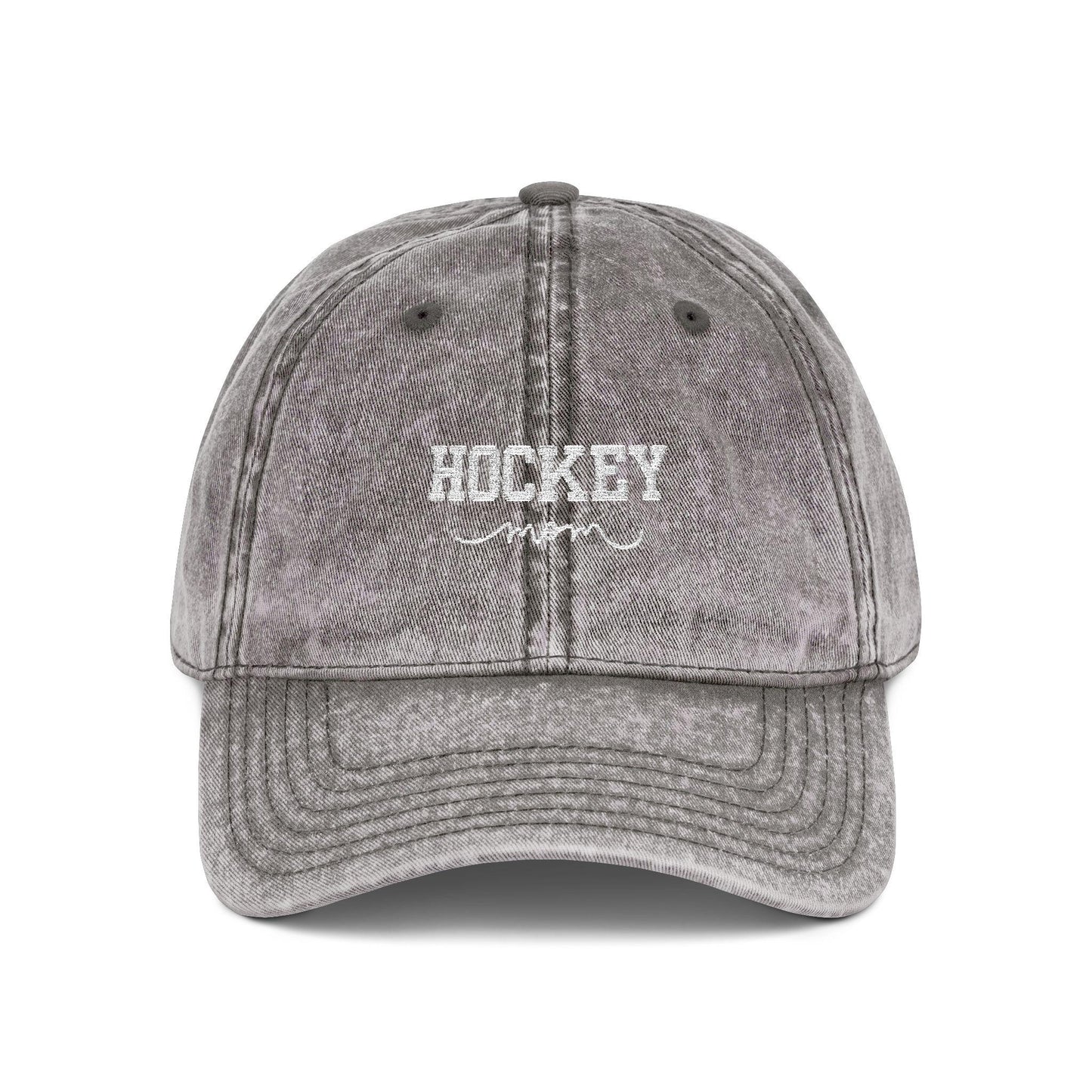 Embroidered Hockey Cap: Vintage Cotton Twill Baseball Hat
