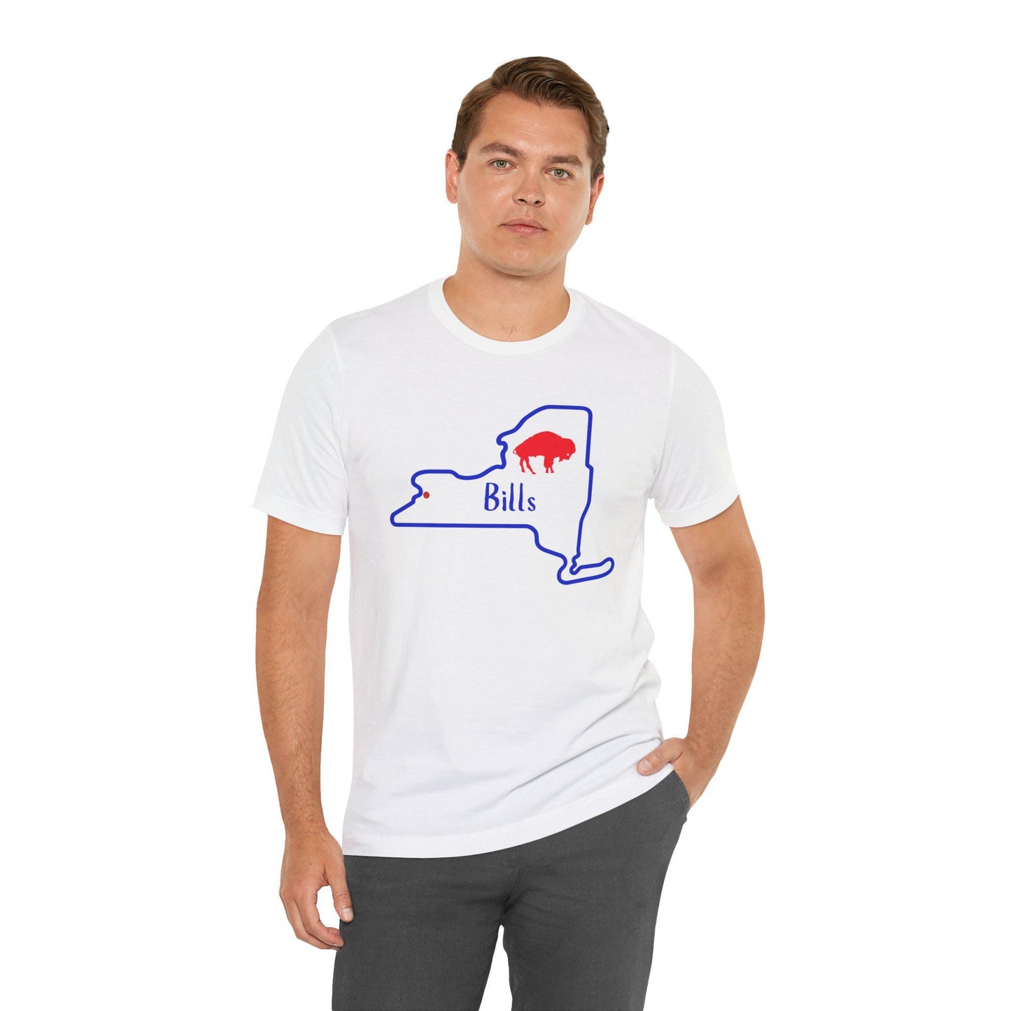 Bills Unisex Tee | Game Day T-Shirt, Fan Gear, Sports Apparel, Buffalo Merchandise, NY Pride Shirt