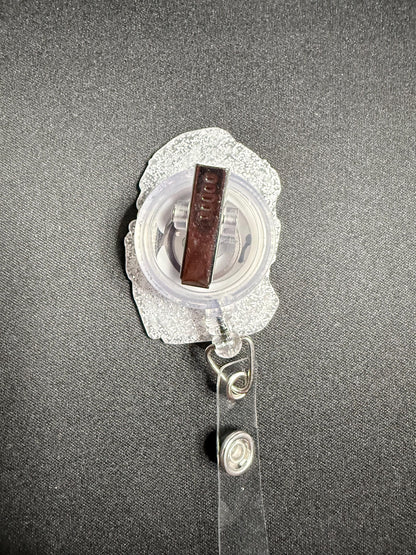 Cowboy Cow Badge Reel – Cute Western ID Holder, Highland cow badge reel