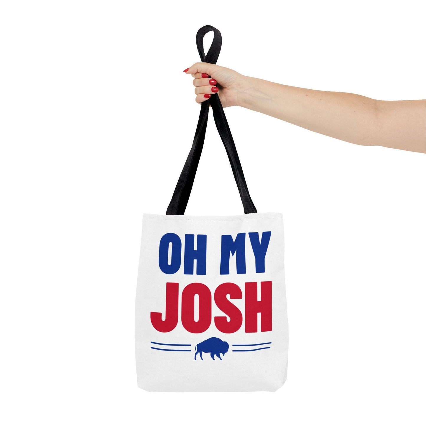 Oh My Josh tote bag | Patriotic buffalo graphic