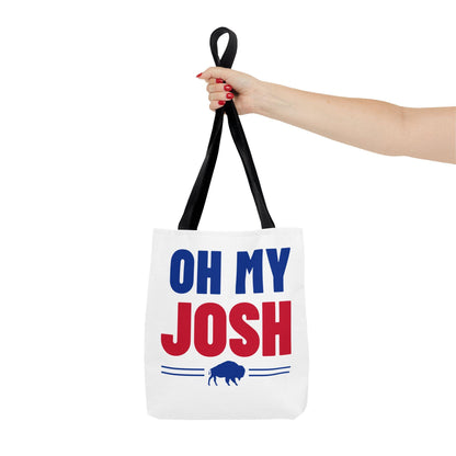 Oh My Josh tote bag | Patriotic buffalo graphic