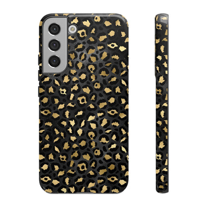 Leopard Print Tough Phone Case: Stylish Animal Print Cover