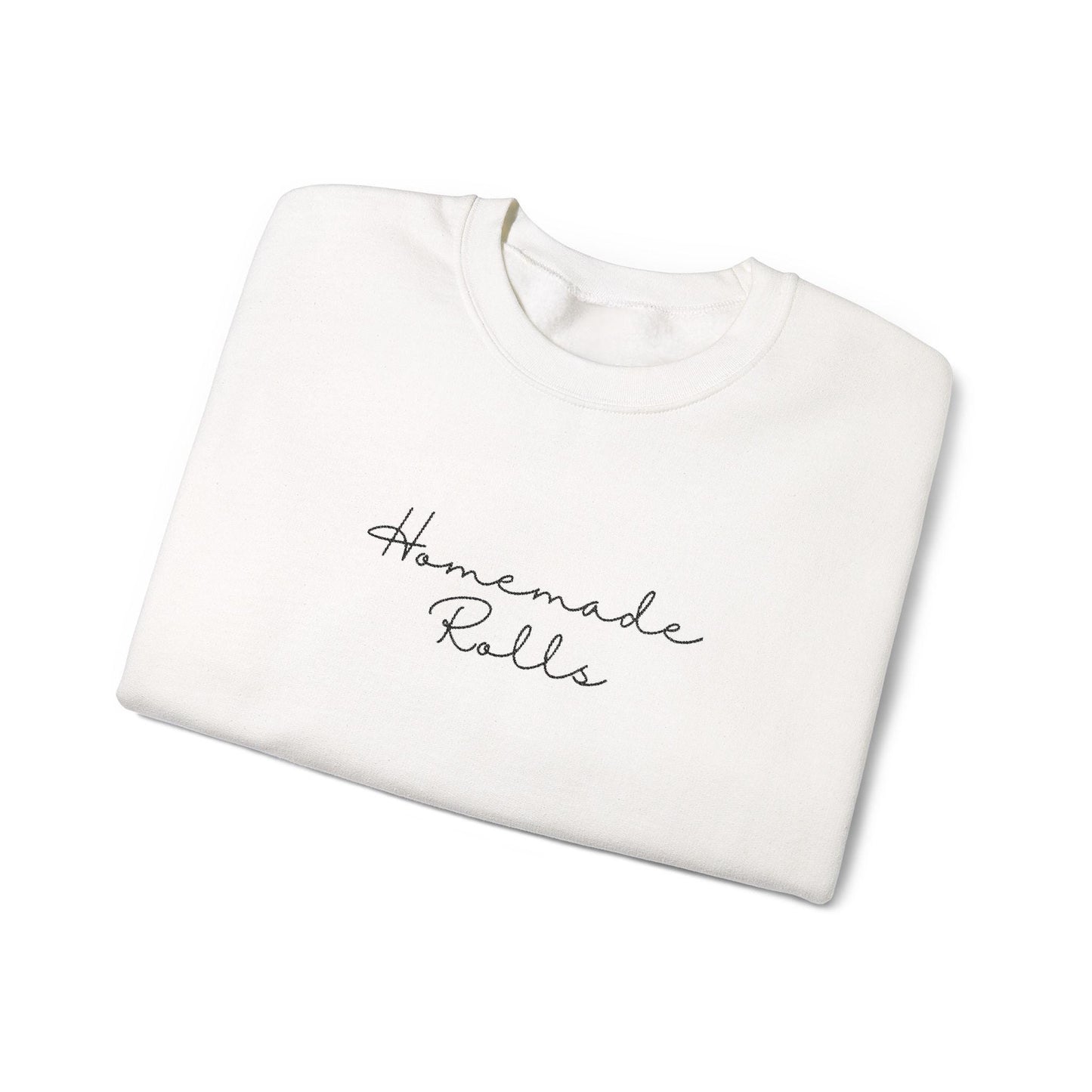 Homemade Rolls Funny Sweatshirt, Chubby Person Gift, Bakers sweater, Cozy Pullover, Custom Graphic Top