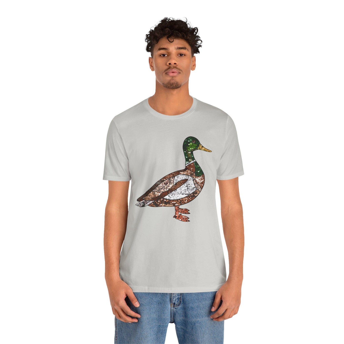 Duck Camouflage Tee, Nature Lover Shirt, Hunting Gift, Outdoor Adventure Tee, Casual Wear, Animal Print T-Shirt