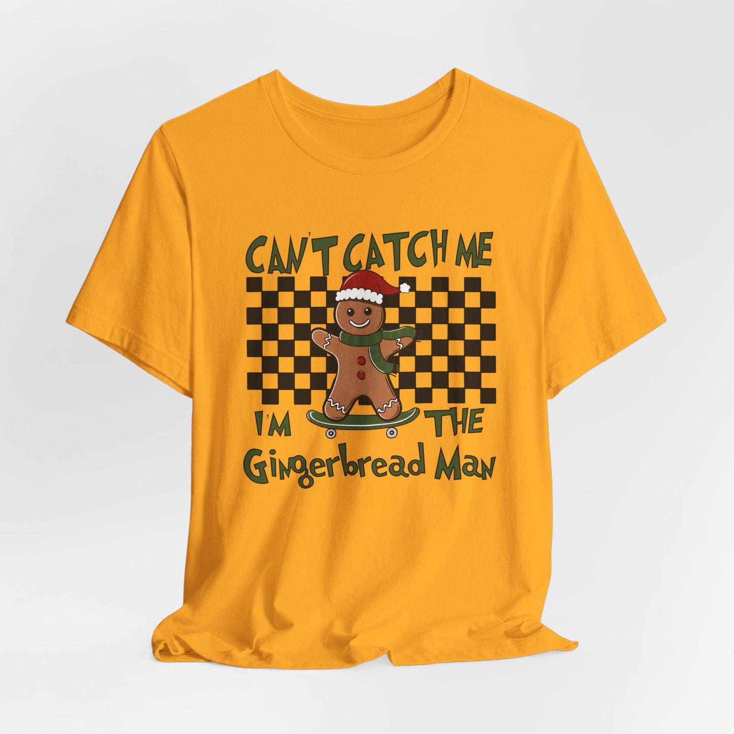 Gingerbread Man Holiday Tee - Fun Christmas Shirt, Gift for Bakers, Family Pajama Party Outfit, Unique Winter Apparel, Cute Gingerbread Gift
