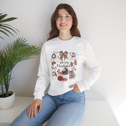 Cozy Christmas Sweatshirt, Unisex Heavy Blend Crewneck, Holiday Gift, Festive Apparel, Winter Fashion, Christmas Celebration