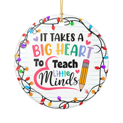 Teacher Appreciation Ceramic Ornament - Perfect Gift for Educators, Holiday Ornament, Classroom Decoration, Back to School Gift, [...]