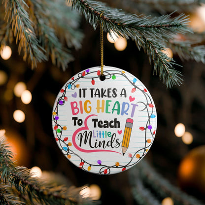 Teacher Appreciation Ceramic Ornament - Perfect Gift for Educators, Holiday Ornament, Classroom Decoration, Back to School Gift, [...]