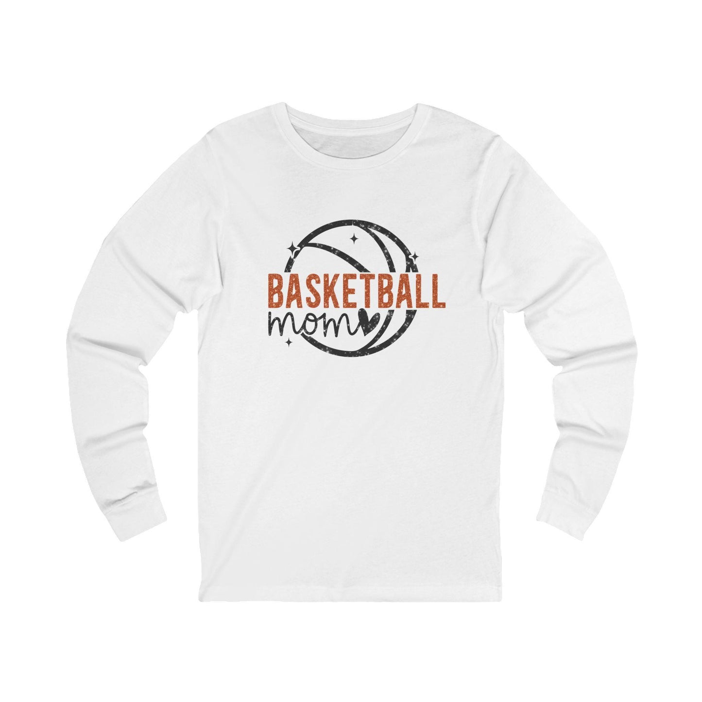 Basketball Mom Long Sleeve Tee, Unisex Sports Shirt, Gift for Moms, Casual Wear, Basketball Fan Apparel, Game Day Outfit