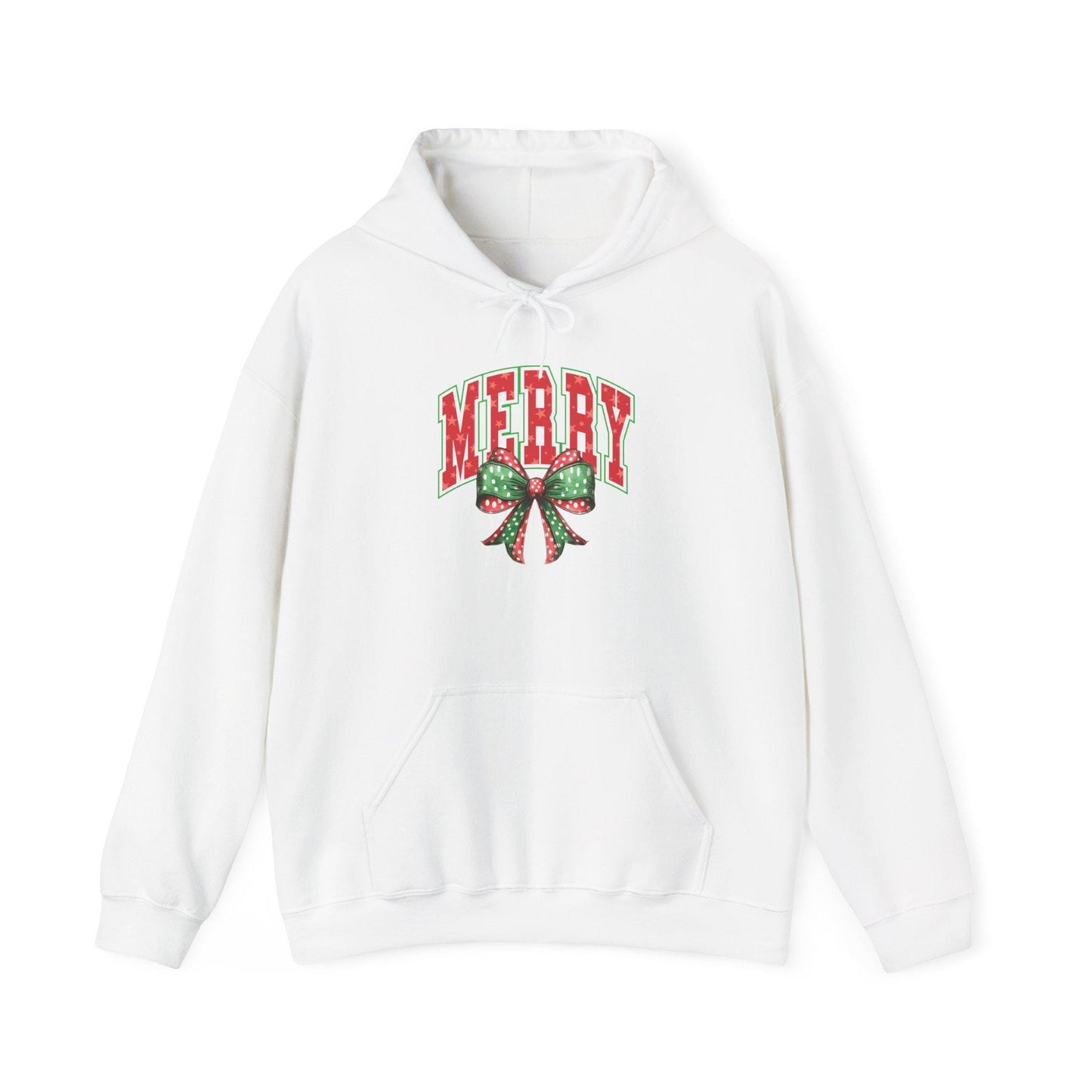 Merry Holiday Hoodie, Festive Sweatshirt, Christmas Gift, Winter Apparel, Cozy Clothing, Unisex Sweater