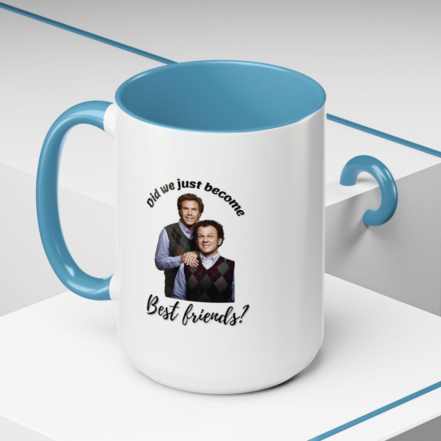 Best Friends Coffee Mug - Accent Mug for Friendship, Birthday Gift, Home Decor, Funny Coffee Cup, Celebrate Friendship