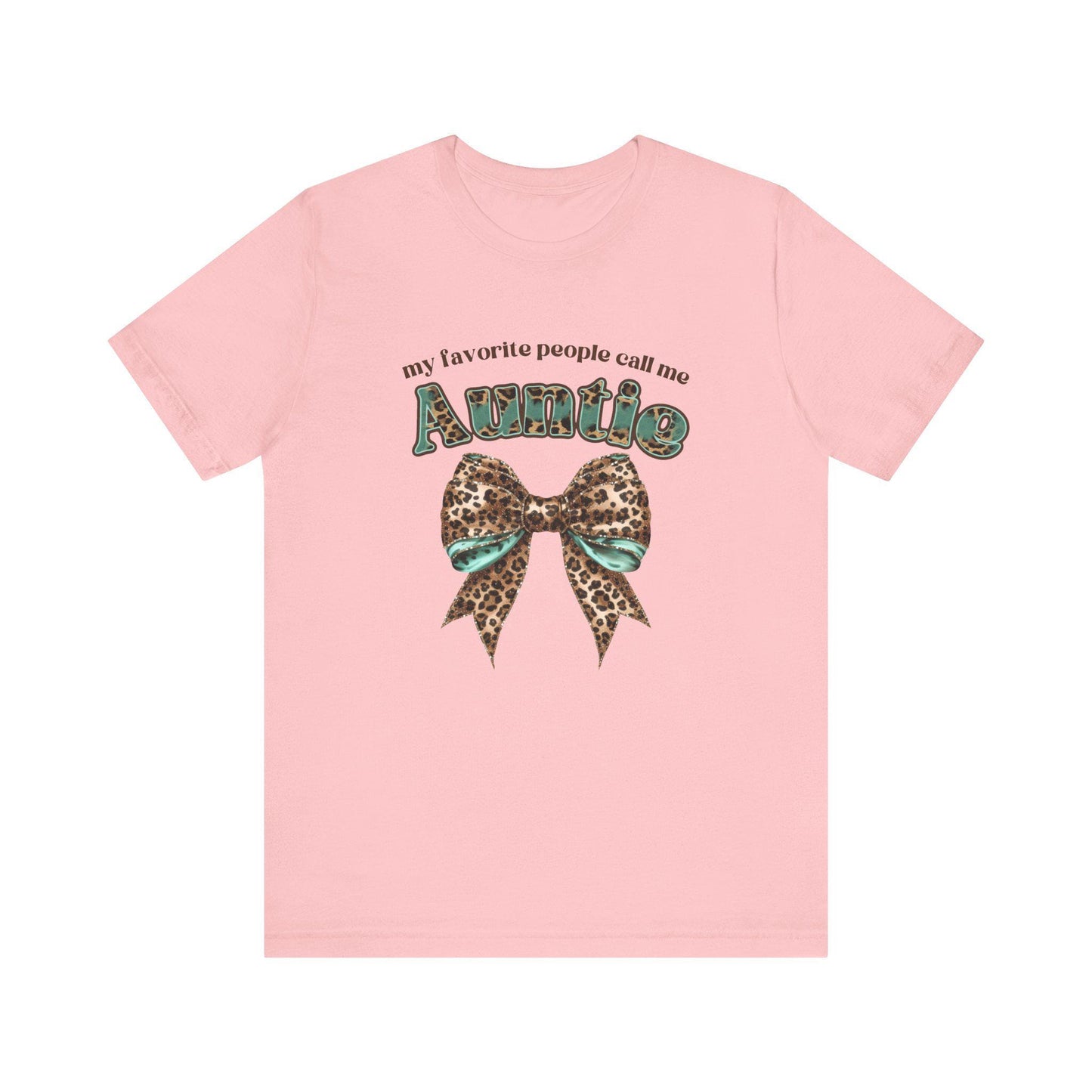 Auntie Bow Tee - Cute Unisex T-Shirt for Aunties, Family Gatherings, Gifts for Her, Birthday, Mother's Day, Casual Wear