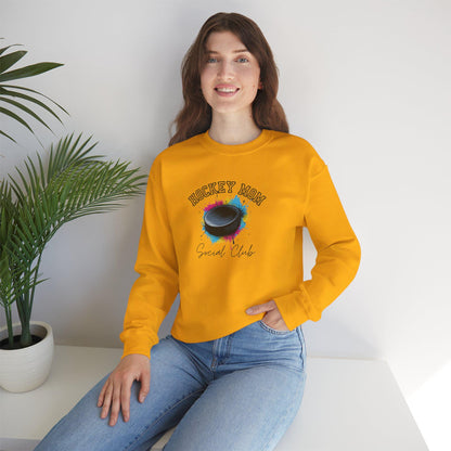 Hockey Mom Sweatshirt, Crewneck, Sports Apparel, Gift for Hockey Moms, Winter Fashion, Casual Outfit