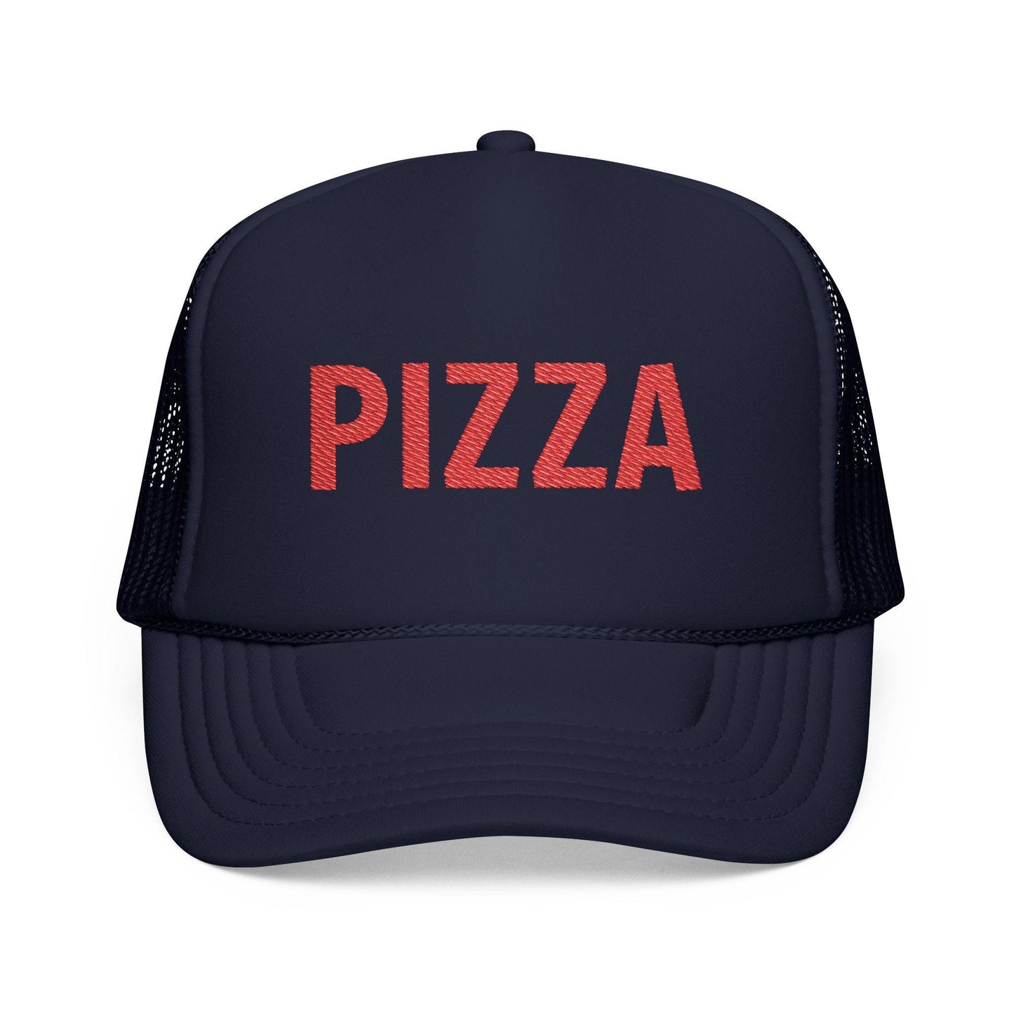 Pizza Embroidered Foam Trucker Hat: Fun Foodie Gift