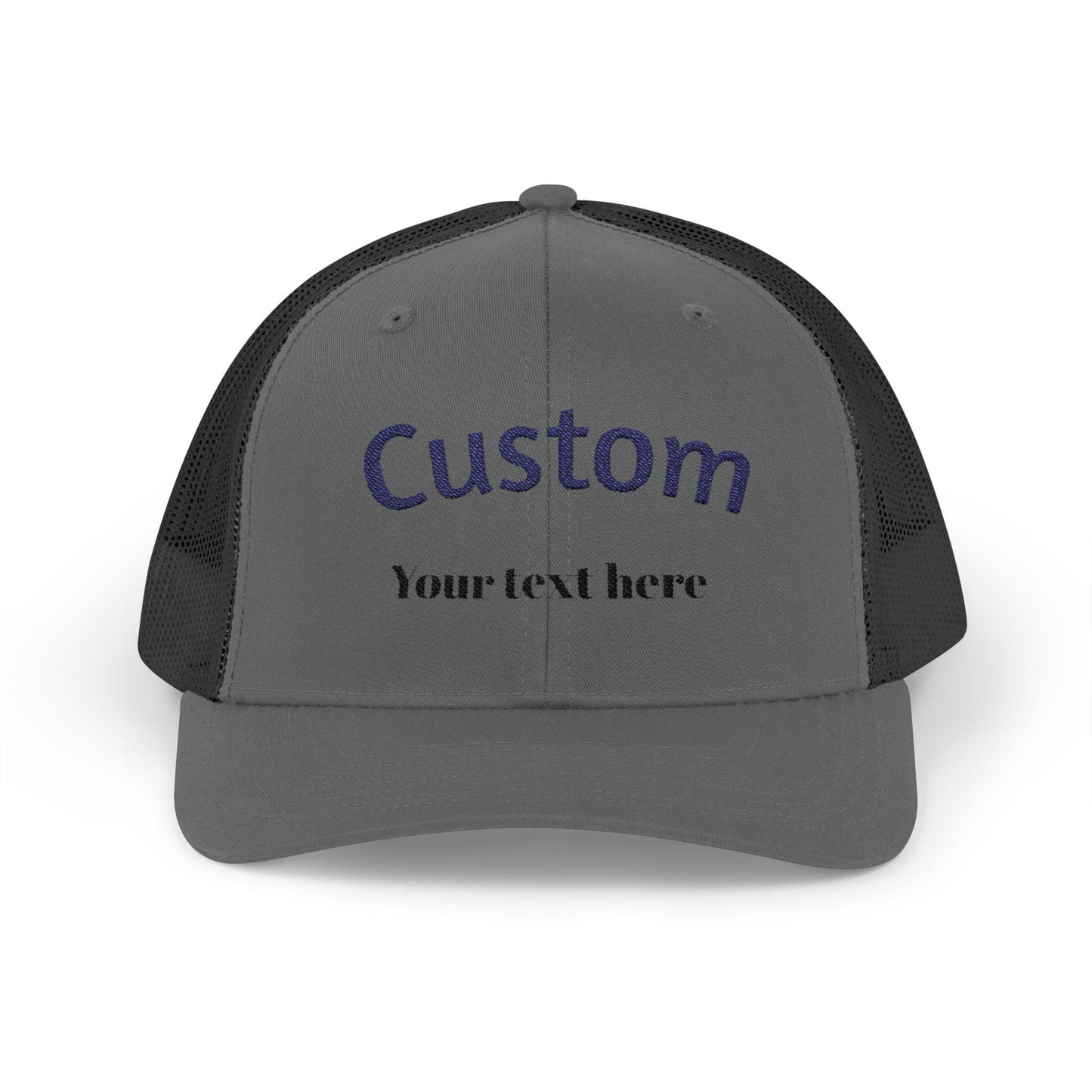 Custom Trucker Hat  Personalized Embroidered Cap  Mesh Back  Gift for Him, Her, Team, Business, Event