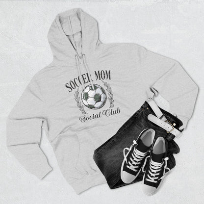 Soccer Mom Fleece Hoodie - Cozy Sportswear for Soccer Moms, Gift for Parents, Athletic Apparel, Unique Hoodie, Casual Wear