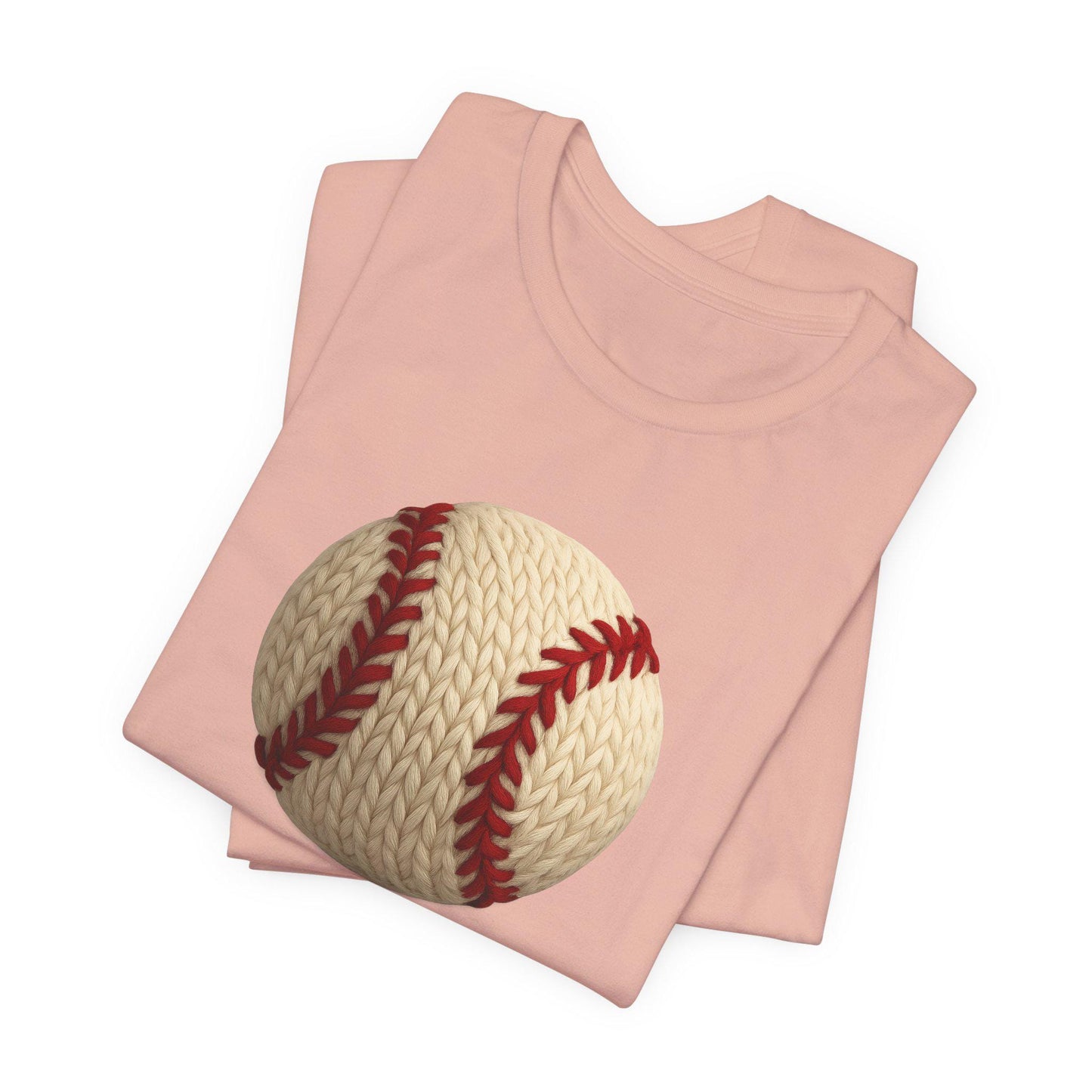 Baseball Lover's Tee, Faux Yarn, Perfect for Game Days, Sports Events, Gift for Athletes, Casual Wear, Summer Outing