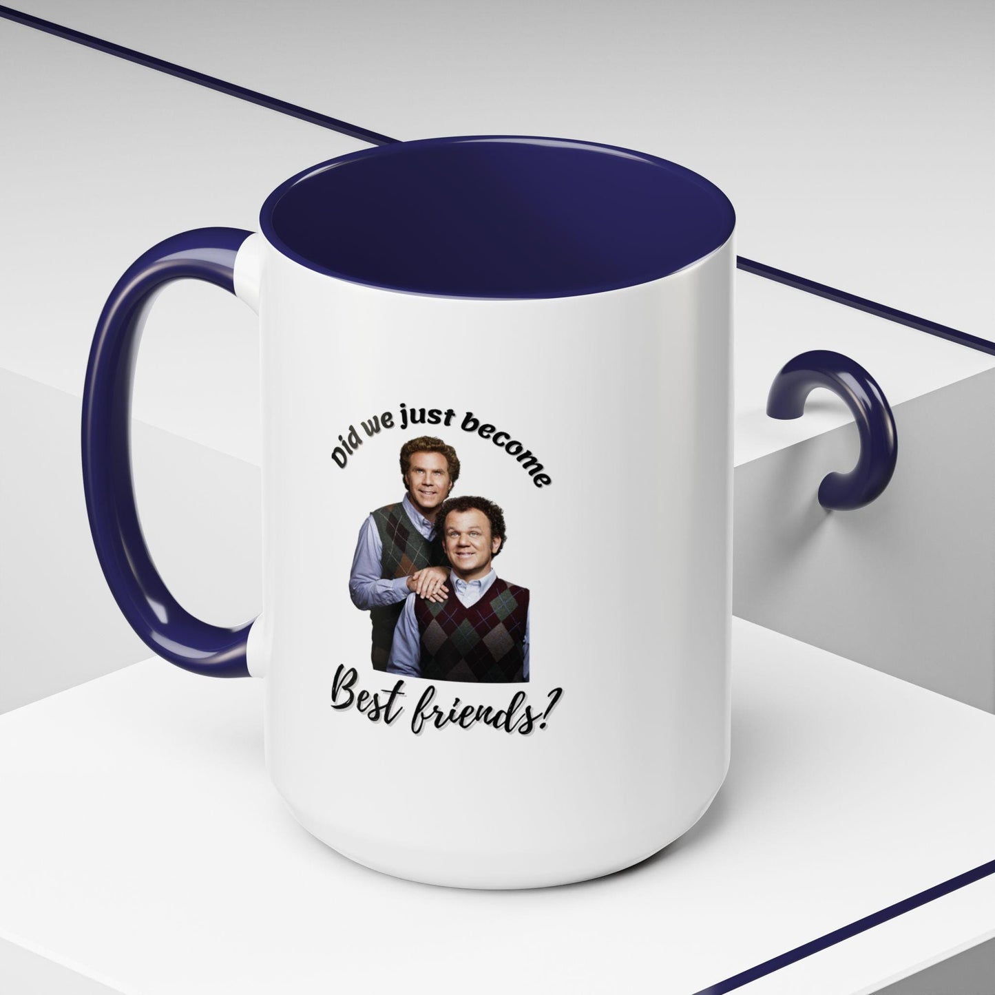 Best Friends Coffee Mug - Accent Mug for Friendship, Birthday Gift, Home Decor, Funny Coffee Cup, Celebrate Friendship