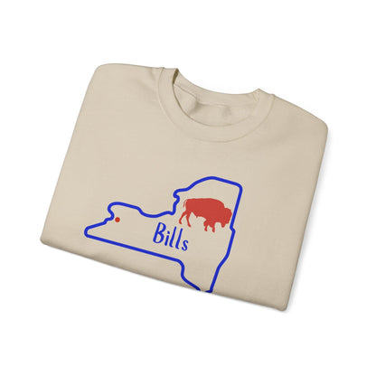 Bills NY Crewneck Sweatshirt, Cozy Gift for State Pride, Comfortable Unisex Apparel, Perfect for Fall and Winter, Great for [...]