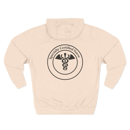 Specialty Certified Nurse,  Cozy Hoodie for Healthcare Workers, Nurse Gift, Casual Wear, Comfortable Sweatshirt