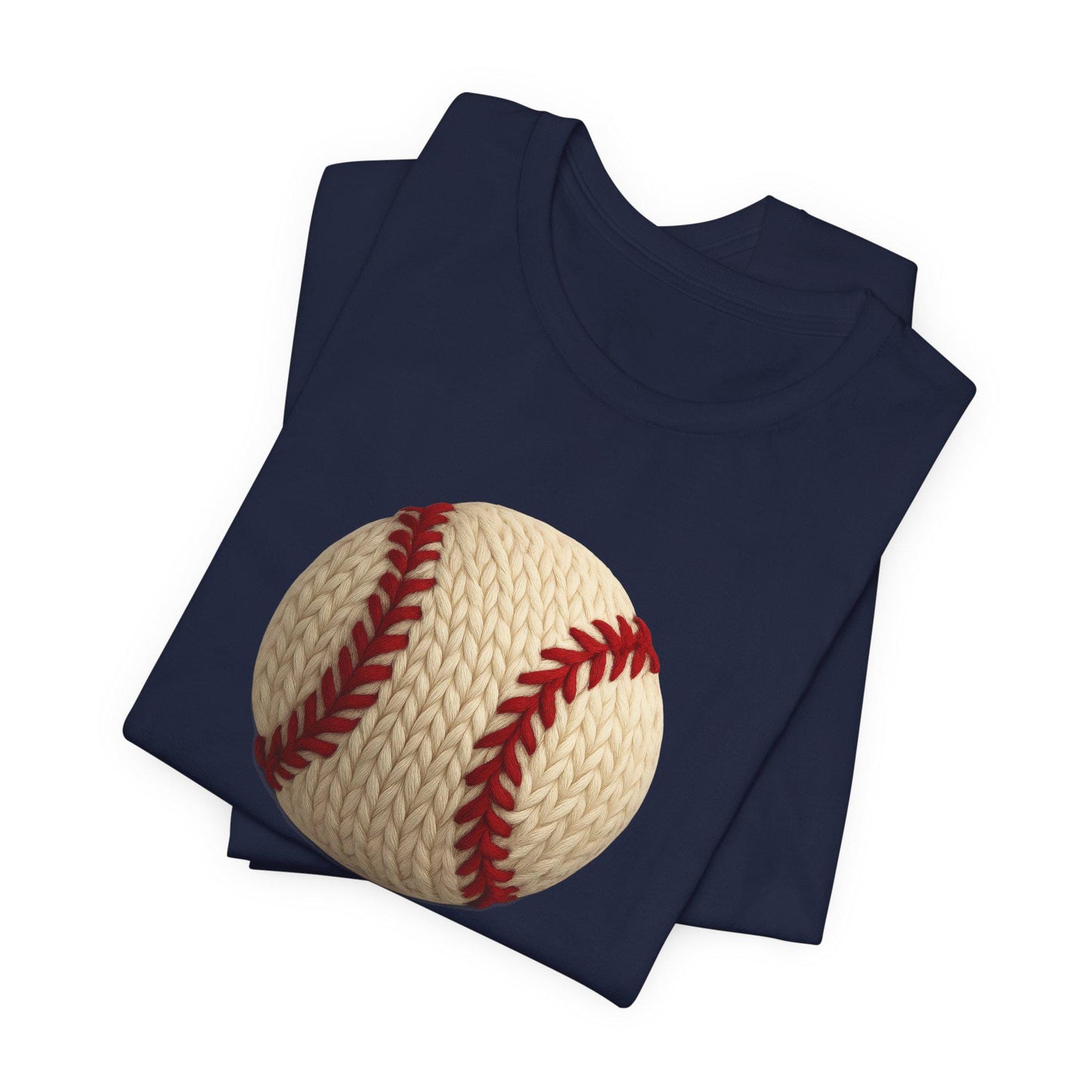Baseball Lover's Tee, Faux Yarn, Perfect for Game Days, Sports Events, Gift for Athletes, Casual Wear, Summer Outing