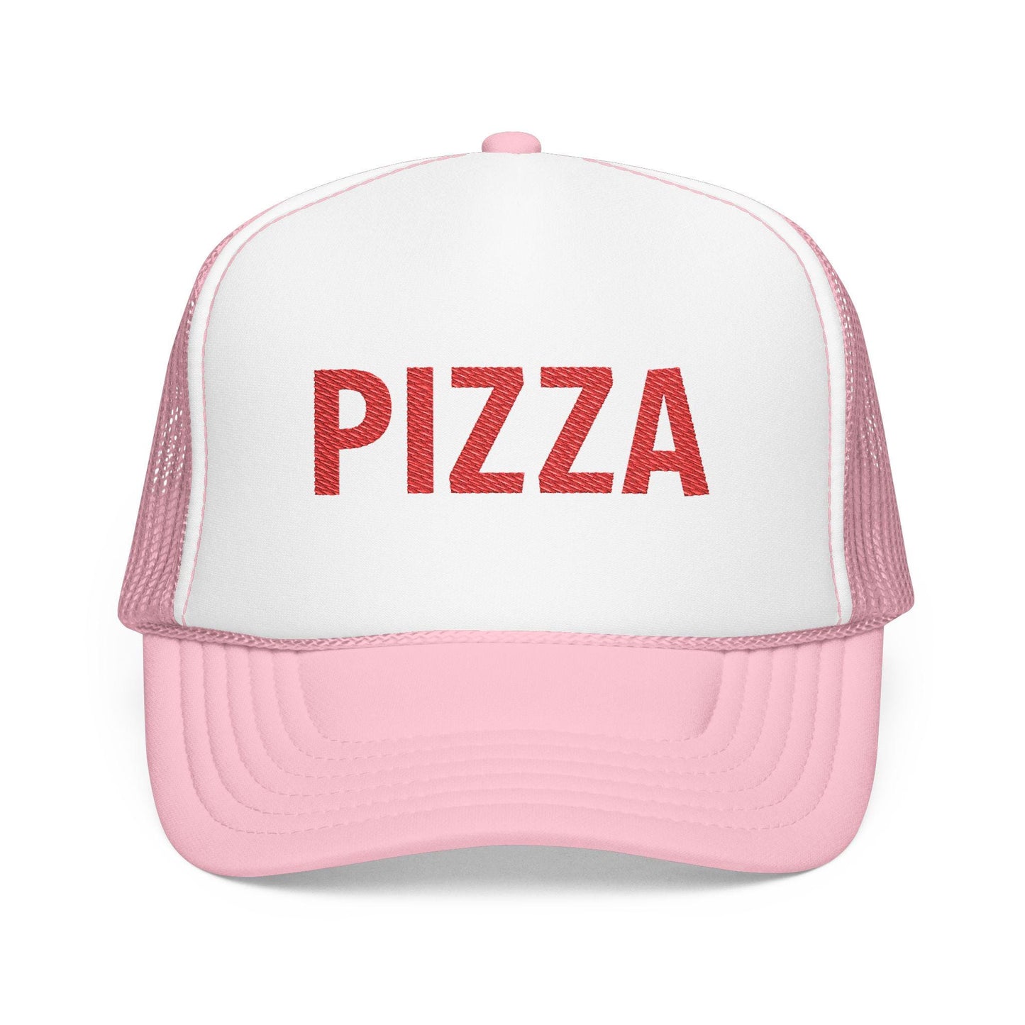 Pizza Embroidered Foam Trucker Hat: Fun Foodie Gift