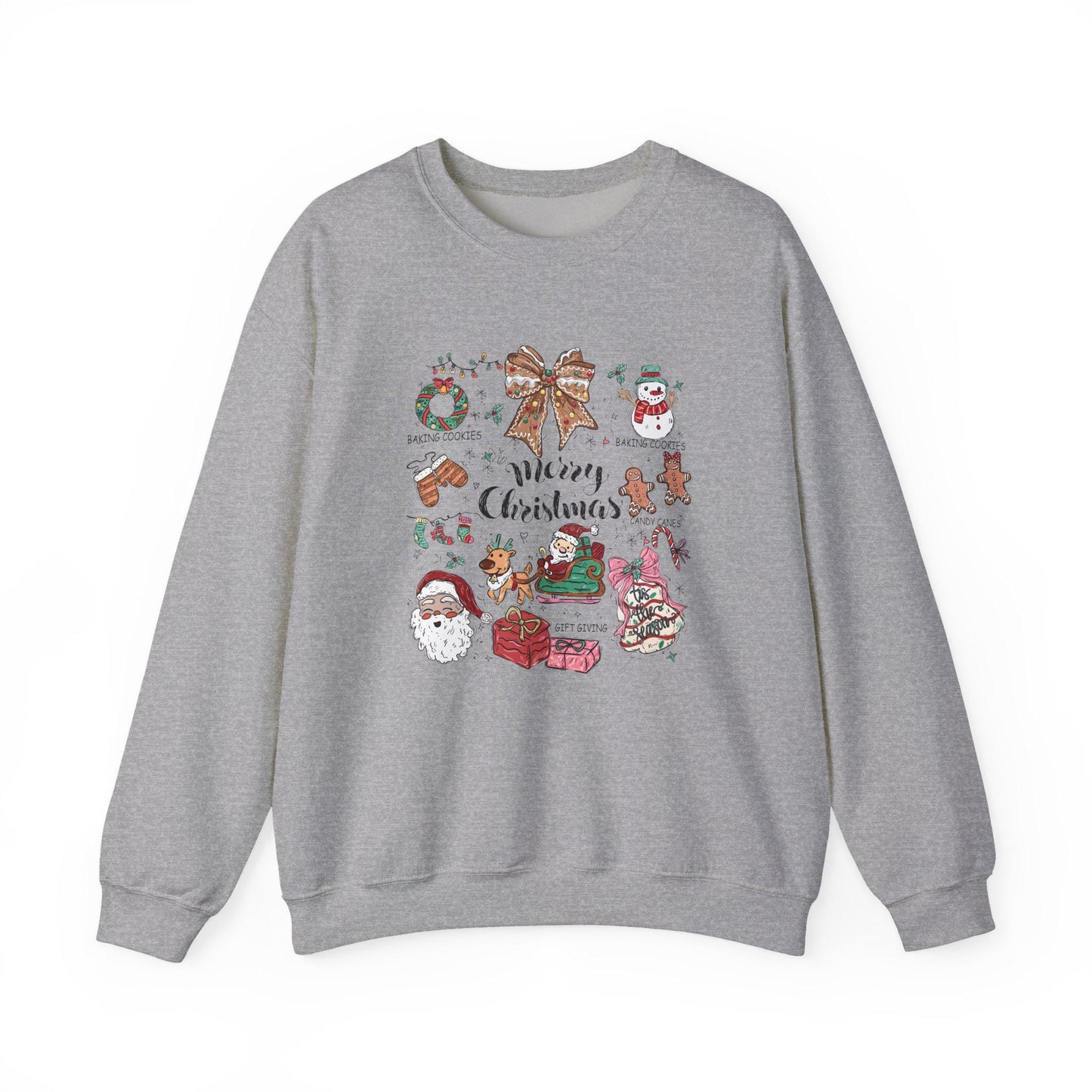 Cozy Christmas Sweatshirt, Unisex Heavy Blend Crewneck, Holiday Gift, Festive Apparel, Winter Fashion, Christmas Celebration