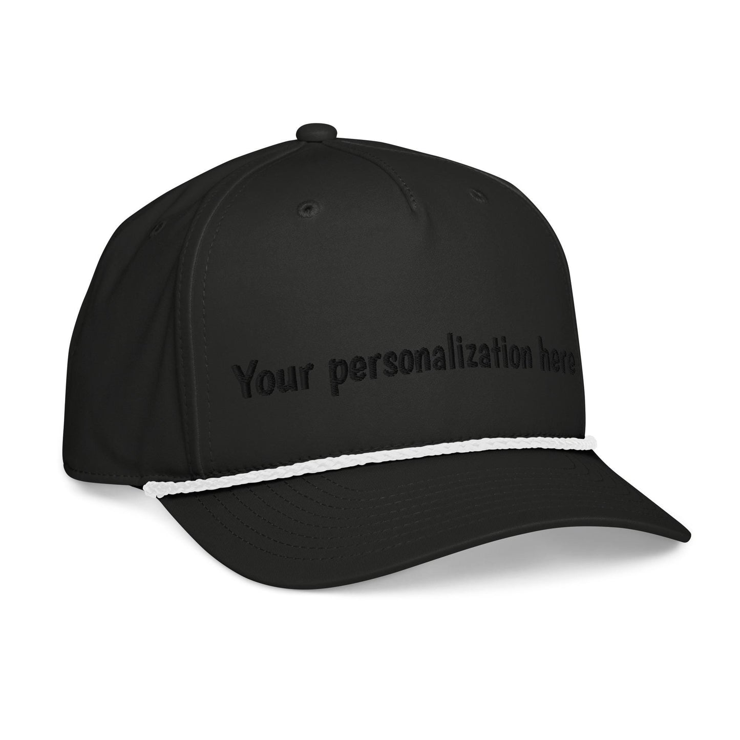 Classic rope cap, Personalize with your team name.