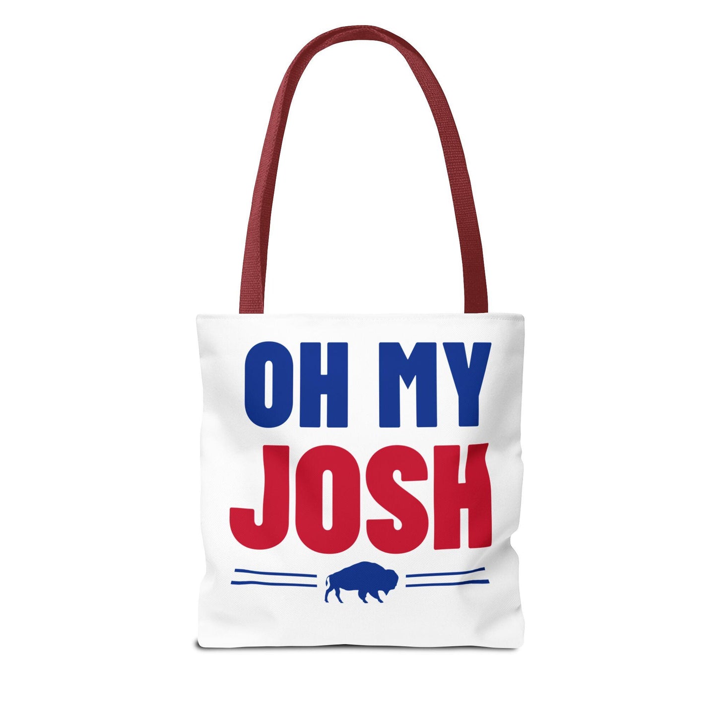 Oh My Josh tote bag | Patriotic buffalo graphic