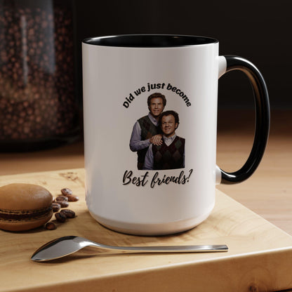 Best Friends Coffee Mug - Accent Mug for Friendship, Birthday Gift, Home Decor, Funny Coffee Cup, Celebrate Friendship
