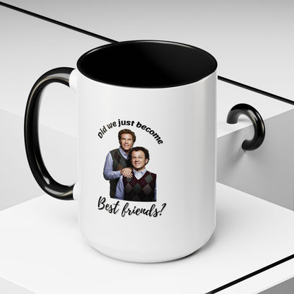 Best Friends Coffee Mug - Accent Mug for Friendship, Birthday Gift, Home Decor, Funny Coffee Cup, Celebrate Friendship