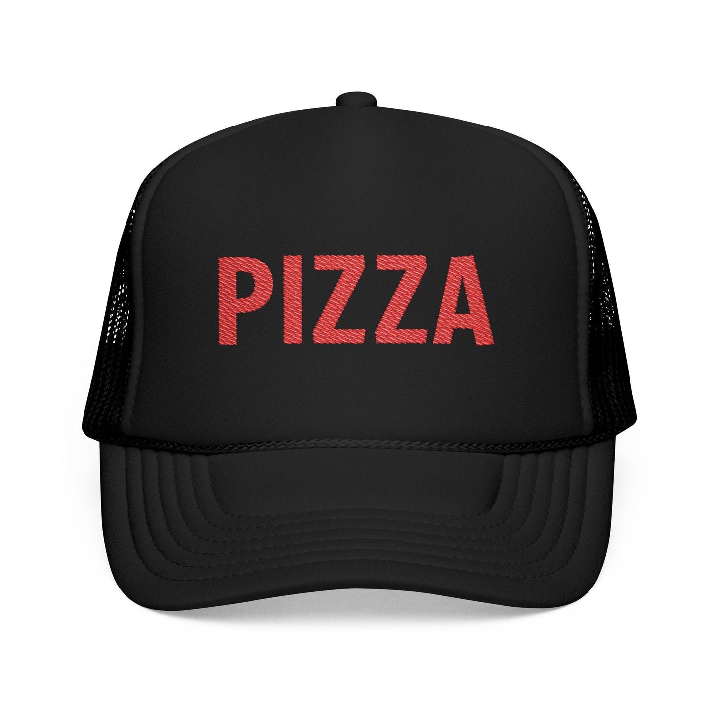 Pizza Embroidered Foam Trucker Hat: Fun Foodie Gift