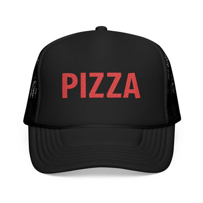 Pizza Embroidered Foam Trucker Hat: Fun Foodie Gift