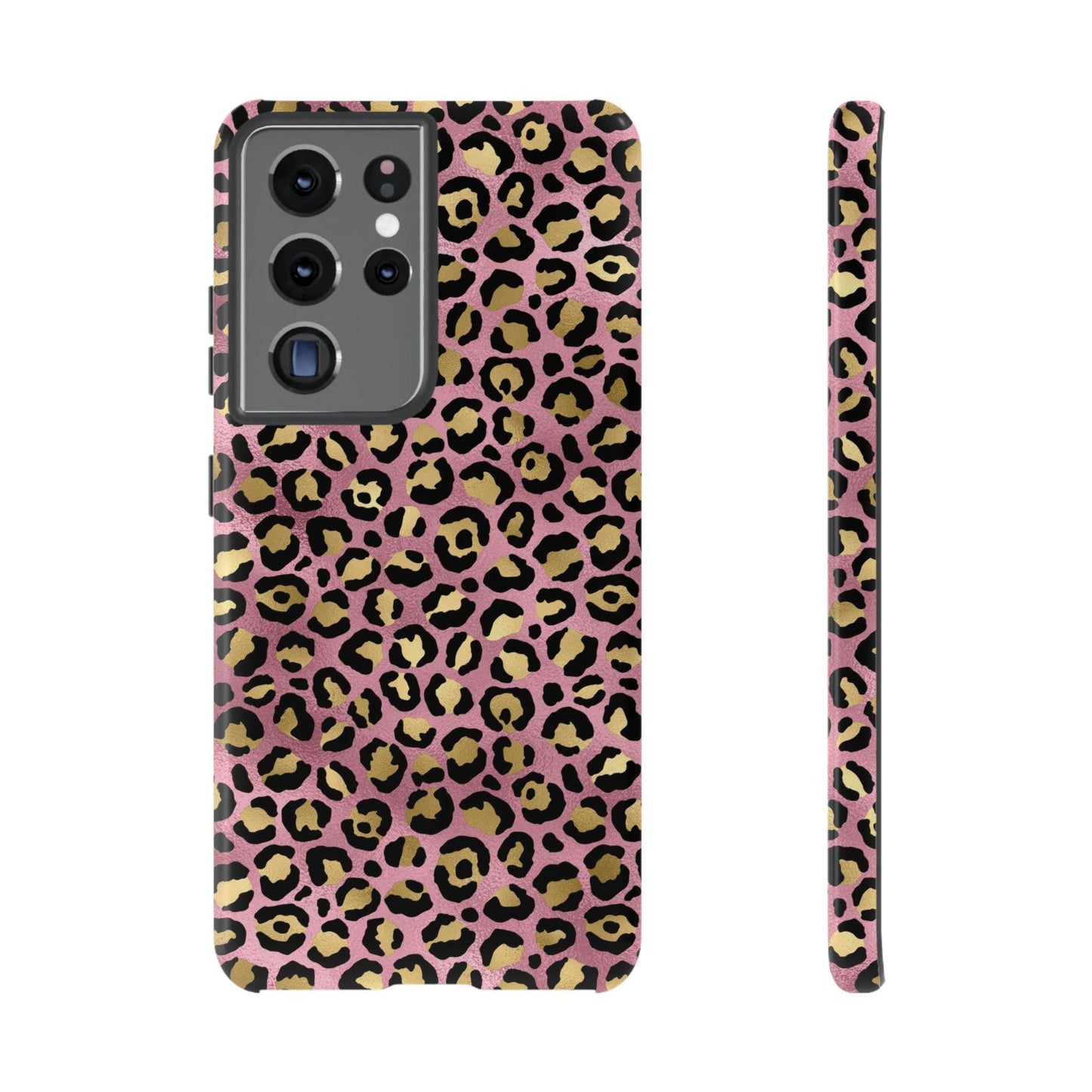 Pink Leopard Print Phone Case: Trendy Tech Accessory