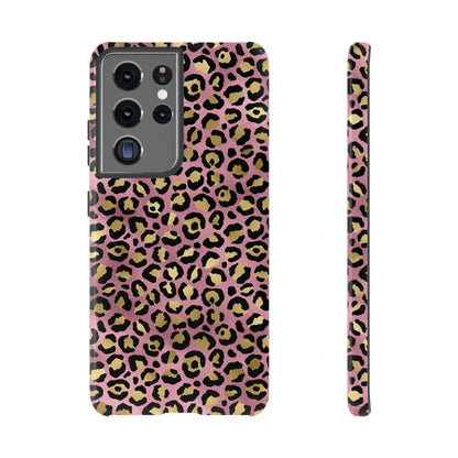 Pink Leopard Print Phone Case: Trendy Tech Accessory