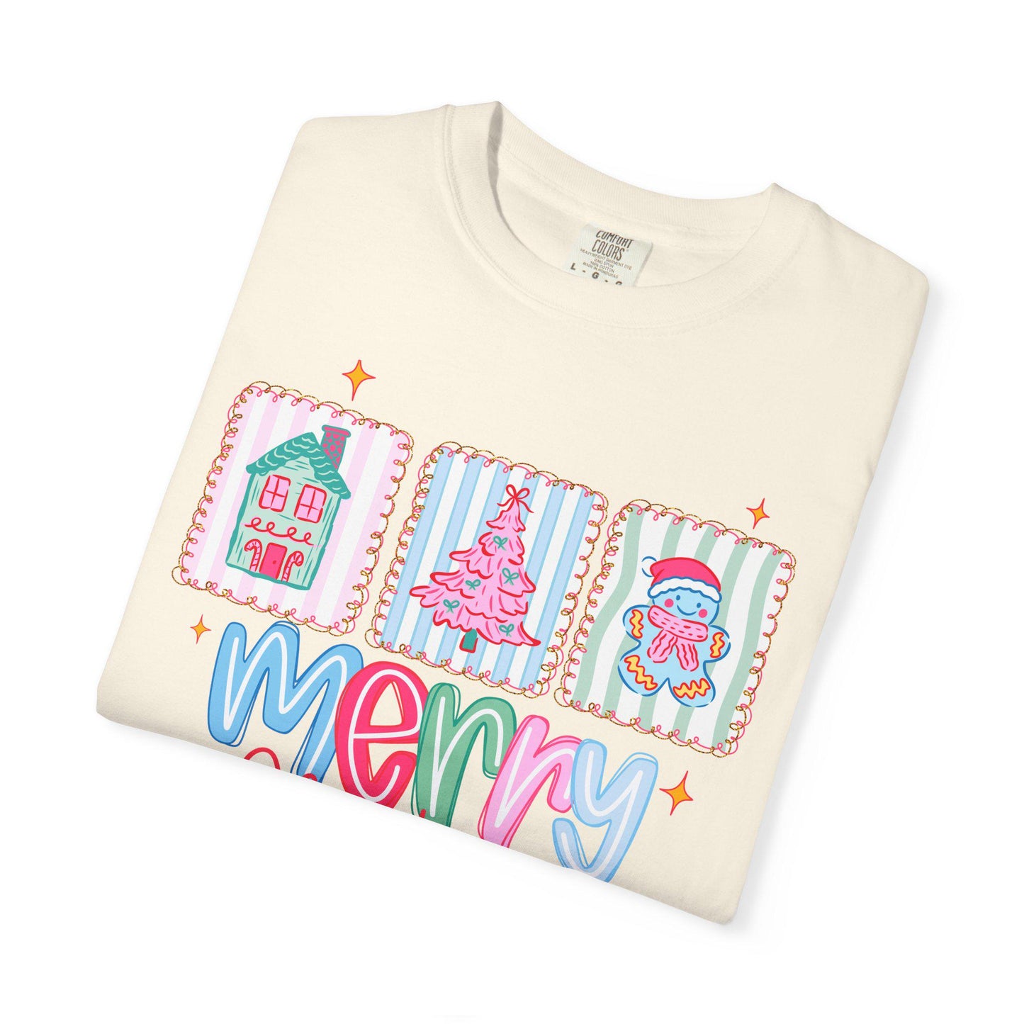 Festive Merry Christmas T-Shirt, Holiday Apparel, Unisex Christmas Gift, Cozy Winter Wear, Seasonal Fashion