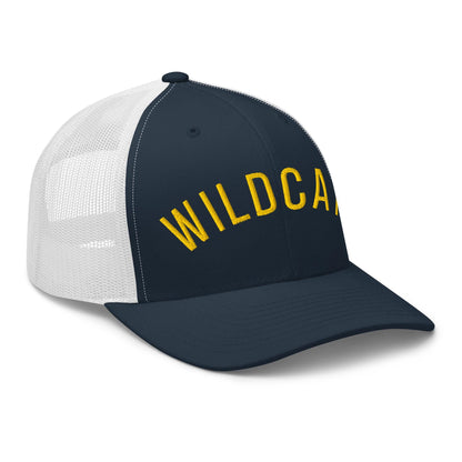 Puff Embroidery Trucker Cap, WILDCATS