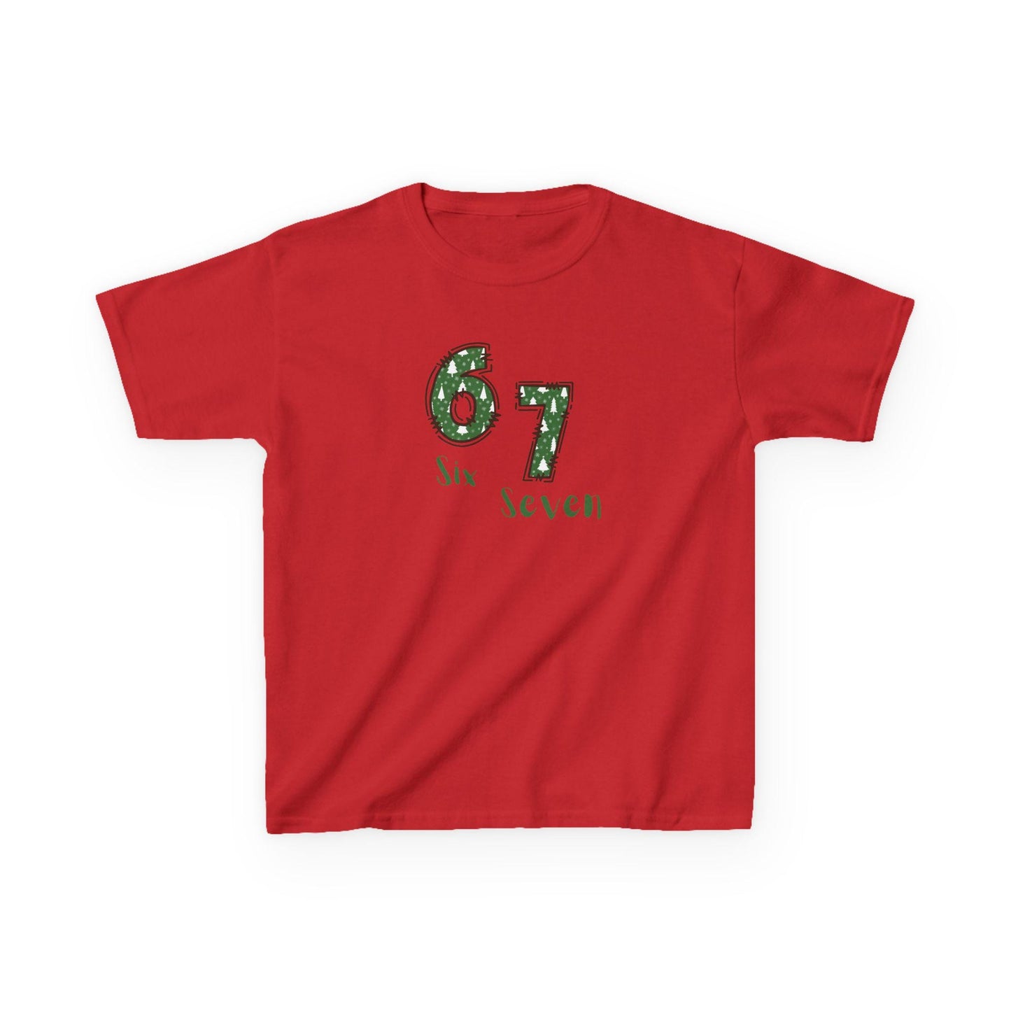 Six Seven  6 7     67 Tshirt, Christmas gift shirt for kids.
