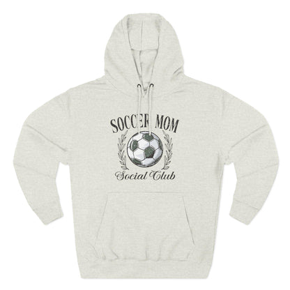 Soccer Mom Fleece Hoodie - Cozy Sportswear for Soccer Moms, Gift for Parents, Athletic Apparel, Unique Hoodie, Casual Wear