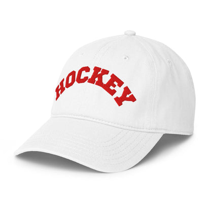 HOCKEY hat, Embroidery, Low-profile baseball cap